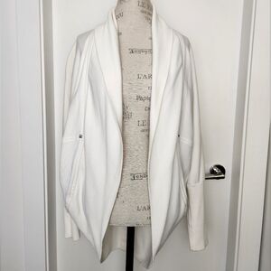 Aritzia White Diderot Cardigan